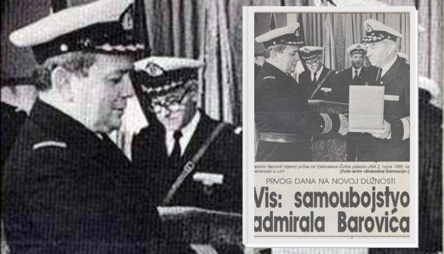 Crnogorski admiral JNA radije je pucao u sebe nego na hrvatske gradove u srbočetničkoj agresiji