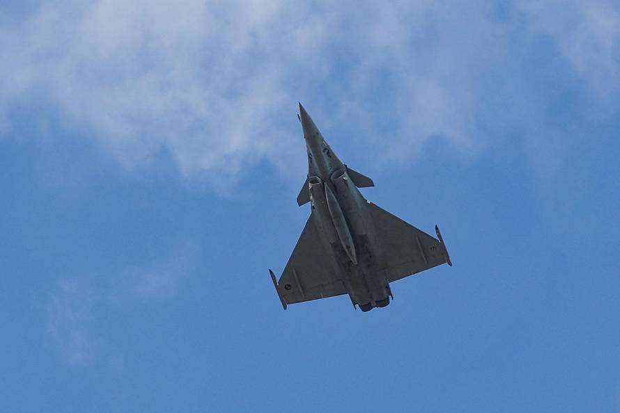 Zagreb: Generalna proba sve?anog vojnog mimohoda - zra?ne snage 