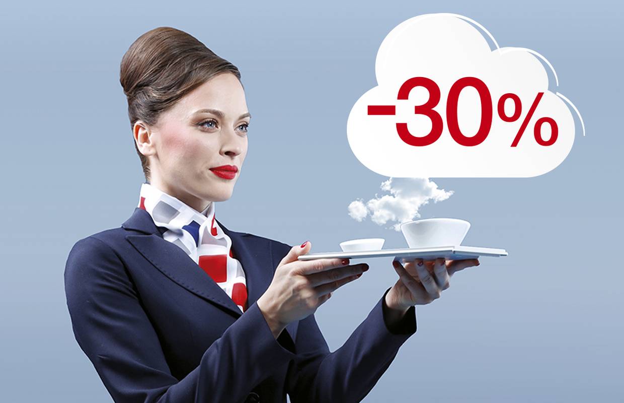 Croatia Airlines ponovno vas nagrađuje s 30% popusta!