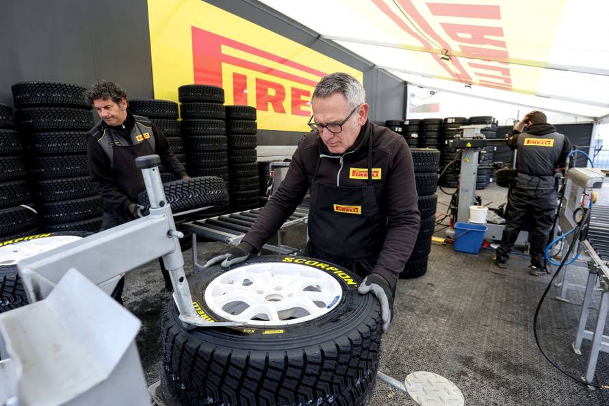 Zagreb: Obilazak servisnog parka na Velesajma uoči WRC Croatia Rallyja 2023.