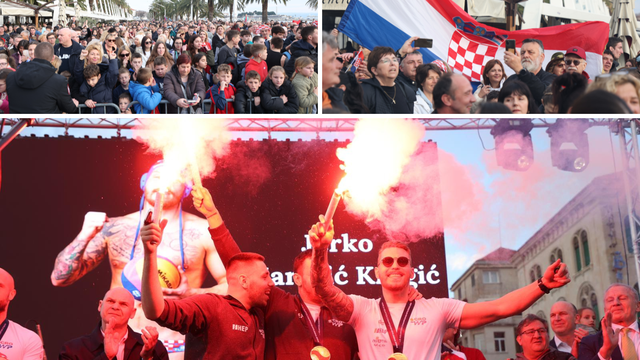 Svjetski prvaci stigli su u Split! Pjevalo se: 'Samo jednu želju imam, da Hajduk prvak bude...'