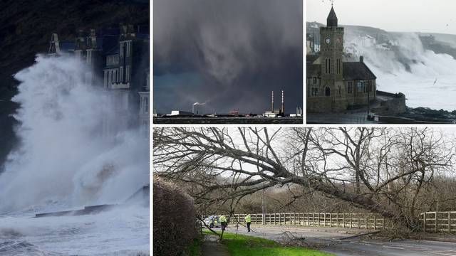 Oluja divlja na zapadu Europe: Poginulo nekoliko ljudi, tisuće kućanstava ostalo je bez struje