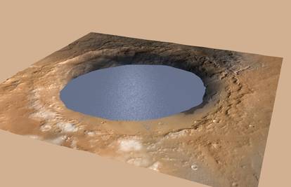 Ogromni krater u koji je sletio Curiosity nekad je bio jezero