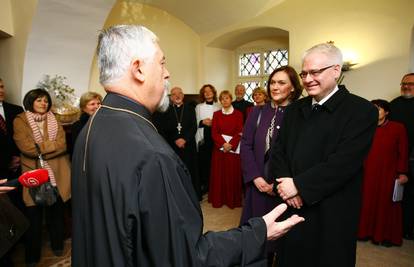 Predsjednik Josipović prvi put posjetio grkokatoličke vjernike