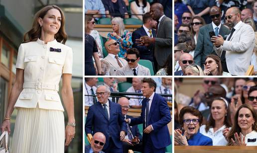 FOTO Poznati na Wimbledonu: Princeza Kate očarala prisutne, finale gledali glumci, redatelji...