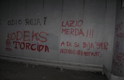 Grafit na Poljudu: "Mrzimo Reju" i "Lazio je govno"