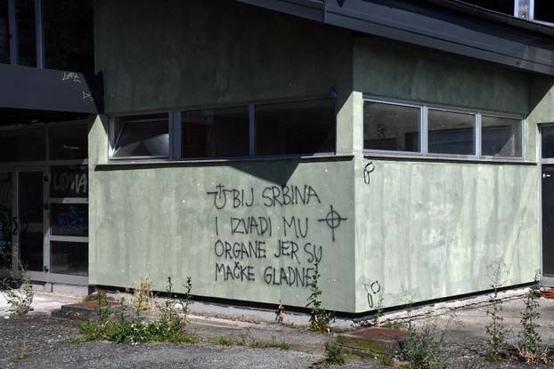 Slavonski Brod: Na frekventnoj lokaciji uz savsko šetalište osvanuo grafit neprimjerenog sadržaja