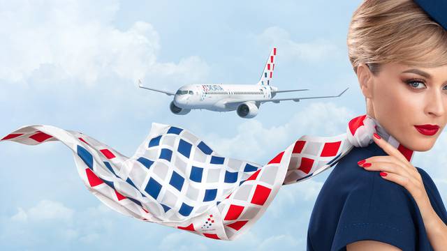 Prvi zrakoplov nove flote A220 Croatia Airlinesa odjeven u novo ruho