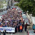 Više od tisuću radnika 3. maja krenulo je u prosvjedni marš