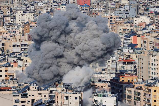 Escalation between Hezbollah and Israel, amid the U.S.-Israeli conflict with Iran, in Beirut