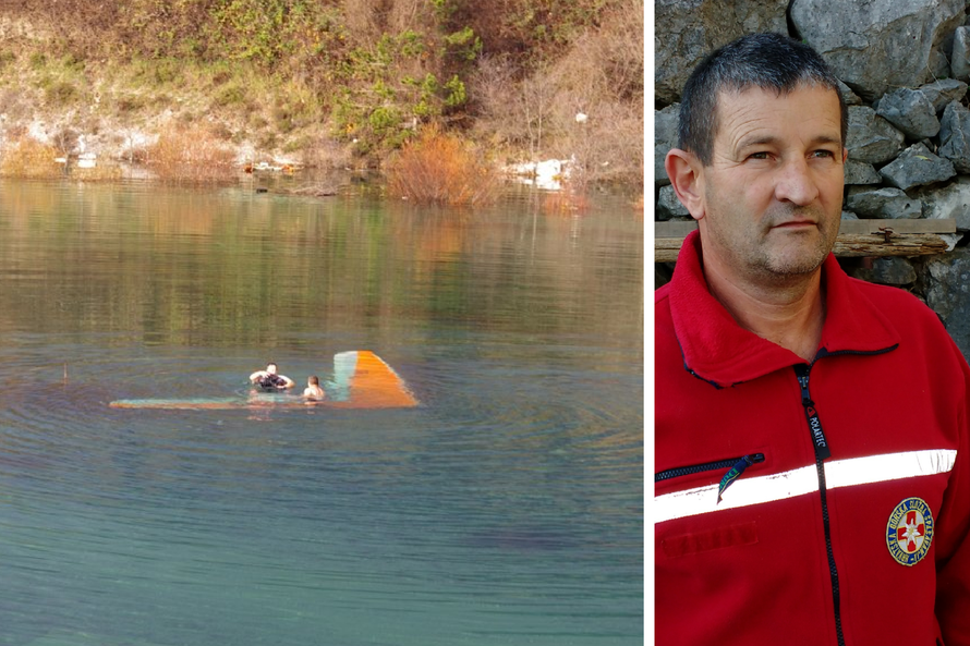 Spasio zmajara: Jezero je bilo ledeno, morao sam biti jako brz