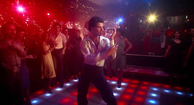 John Travolta Saturday Night Fever movie disco floor  sold