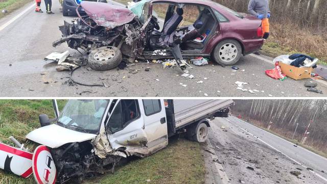 Teška nesreća kod Siska, dvoje ljudi ozlijeđeno, jedan teže: 'Iz vozila su ga izvlačili vatrogasci'