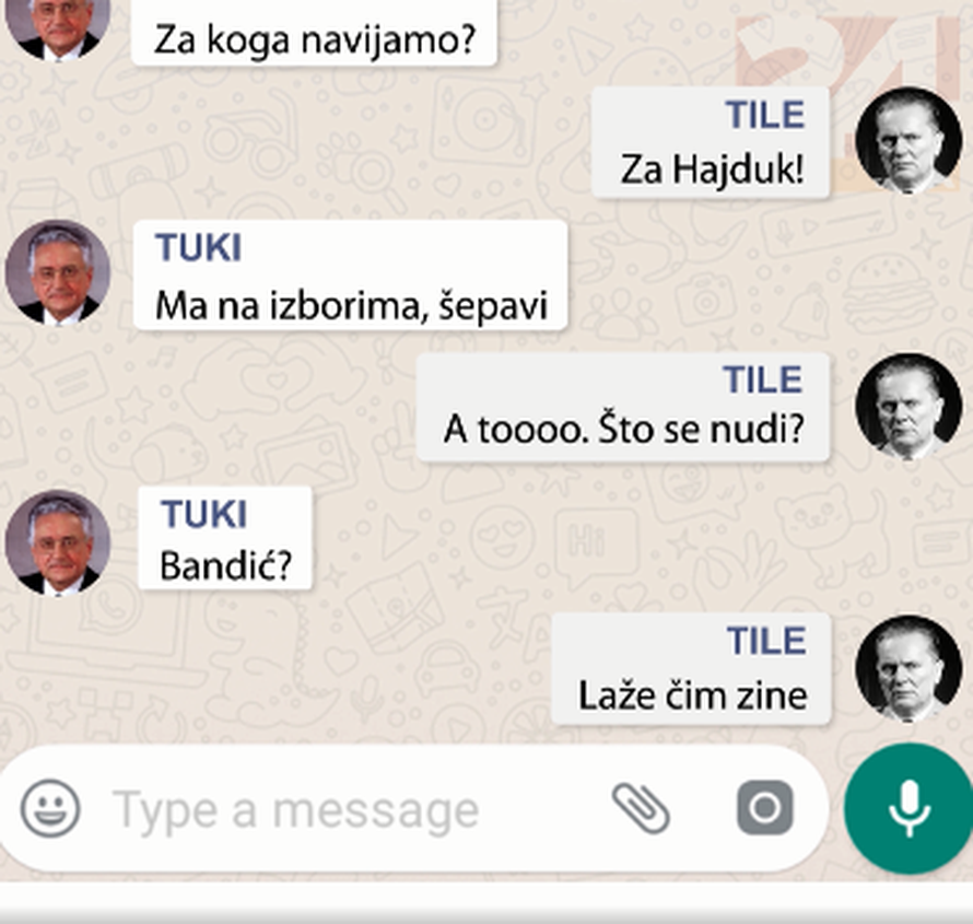 Franjo i Tito traže nasljednike: 'Bandić? Ne, taj laže čim zine'