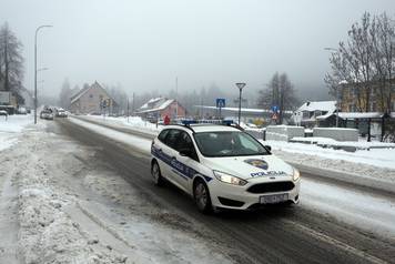 Delnice: Snijeg pao na podruÄju Gorskog kotara