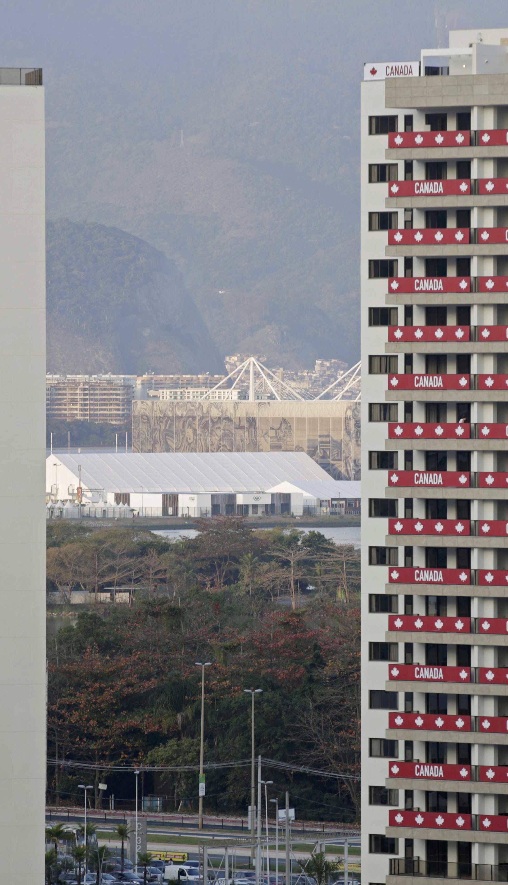 A view of one of the blocks of apartments where Canada's athletes are supposed to stay in Rio de Janeiro