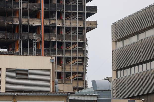Zagreb: Nastavlja je rušenje zgrade Vjesnika