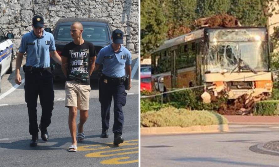 Pišonju priveli, Žuga nije kriv: Ukrao bus, vozio ga i rasturio