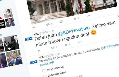 Čime se oni bave: HDZ i SDP u ponoć se 'bockali' na Twitteru