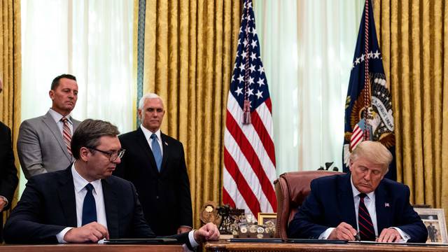 President Trump Hosts a Signing Ceremony for an Economic Cooperation Agreement