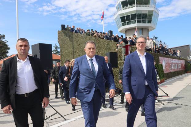 Beograd: Prikaz sposobnosti vojske Srbije održan je na vojnom aerodromu "Pukovnik-pilot Milenko Pavlović"