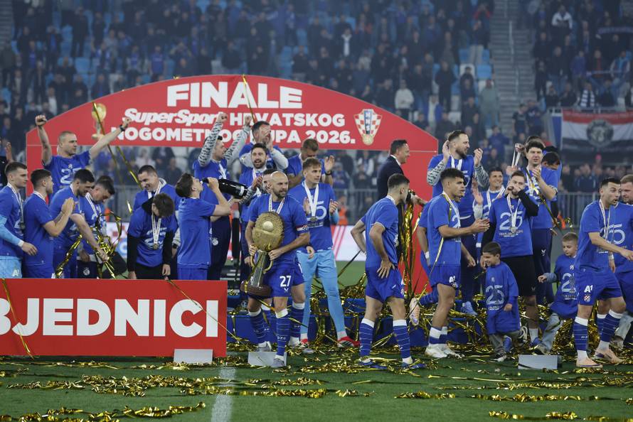 Nogometaši Dinama pobjednici su SuperSport Hrvatskog nogometnog kupa