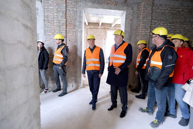 Zagreb: Gordan Jandroković obišao zgradu Hrvatskog sabora koja se obnavlja