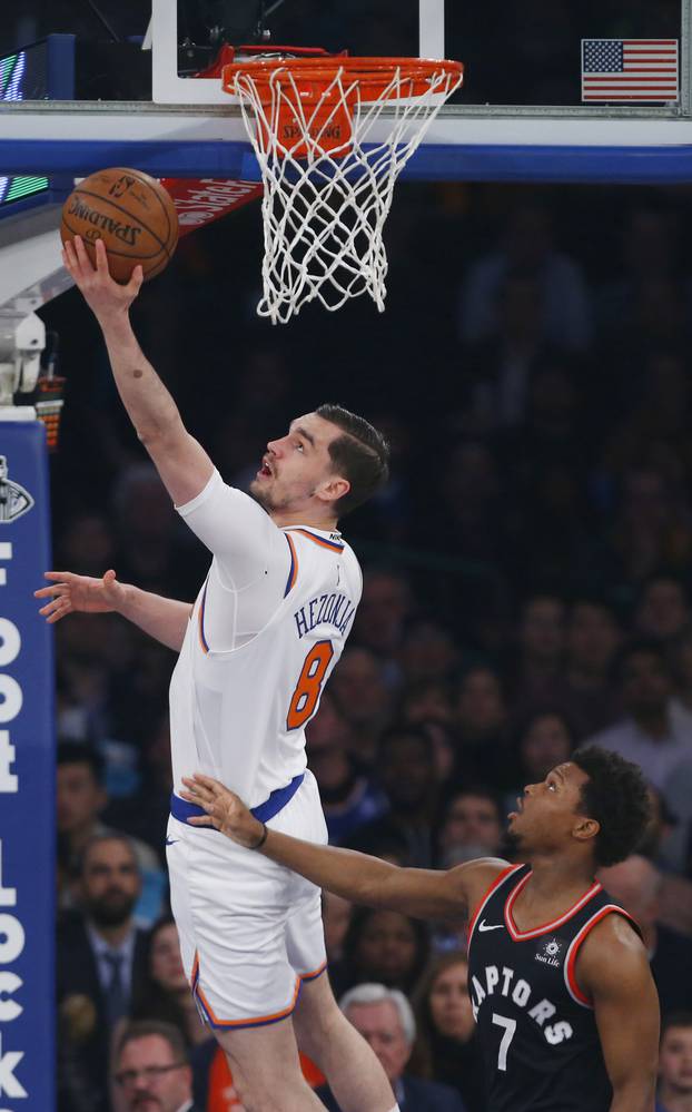 NBA: Toronto Raptors at New York Knicks