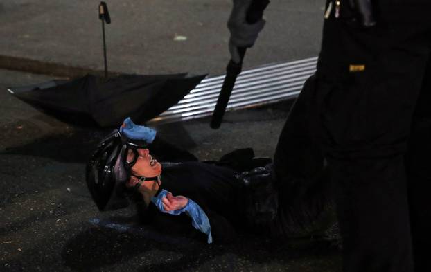 Protest against racial inequality in Portland