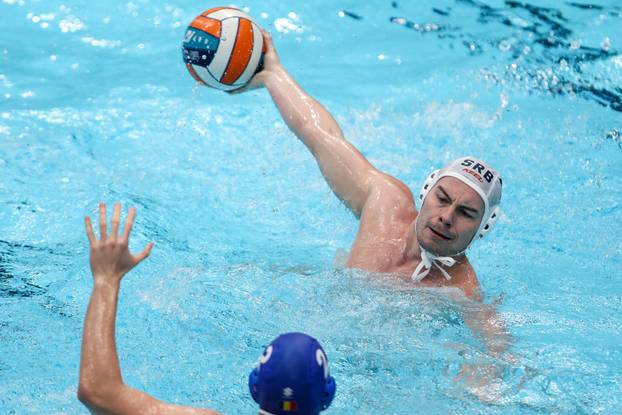 Zagreb: LEN 36. Europsko prvenstvo u vaterpolu, Srbija - Rumunjska