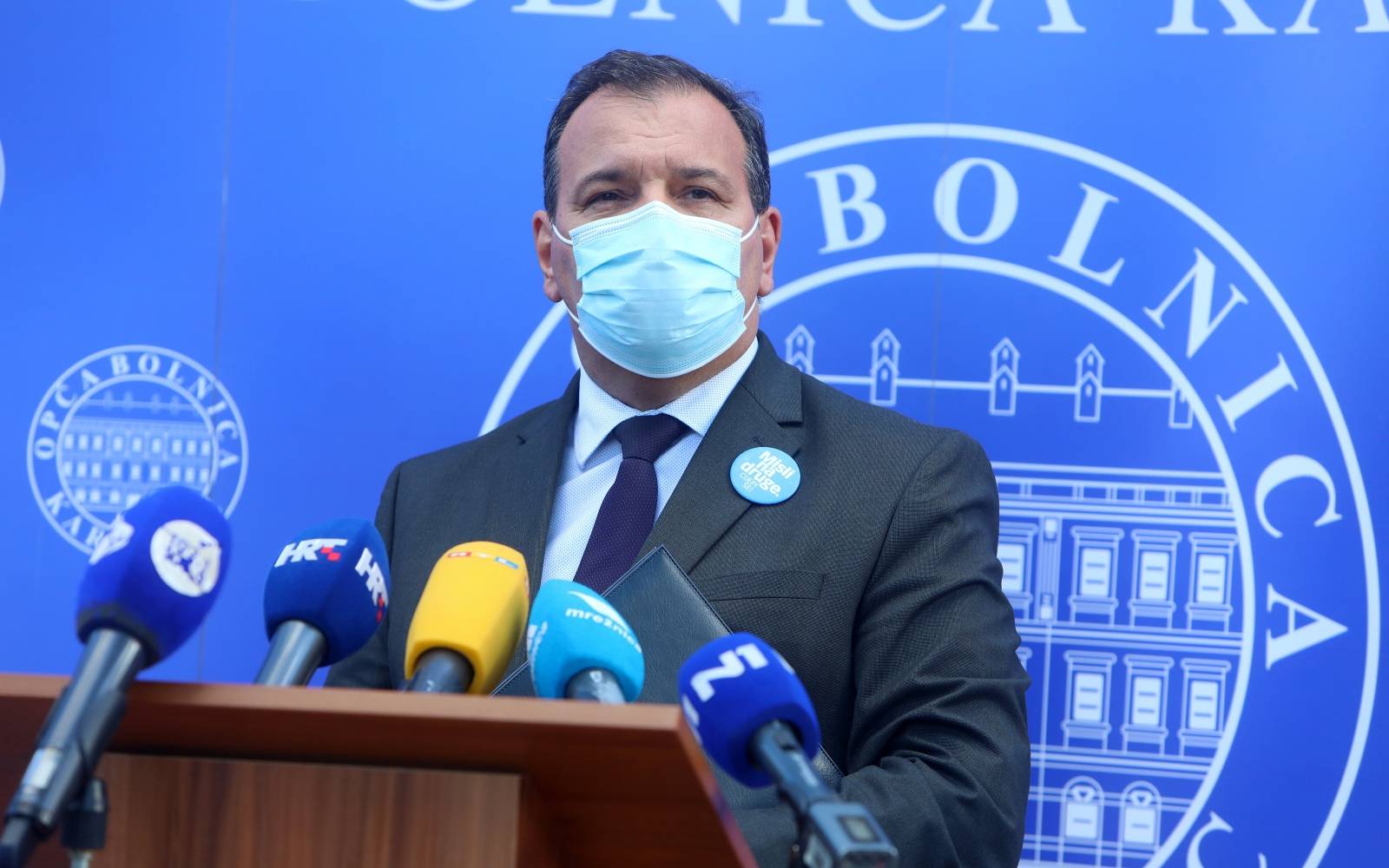 Vili Beroš dao izjavu nakon službenog posjeta Općoj bolnici Karlovac
