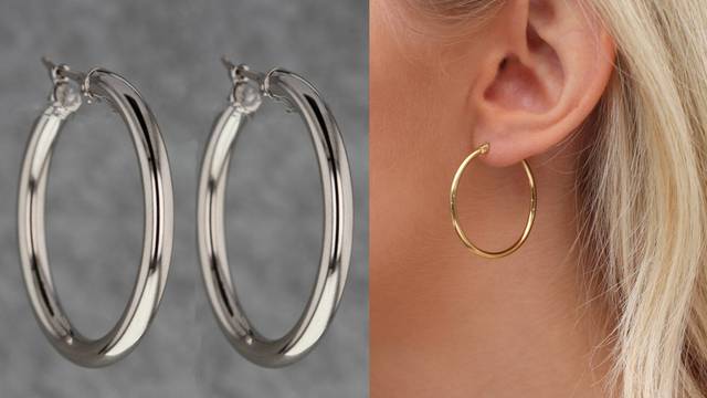 Za osjetljive uši idealne su naušnice od zlata, srebra i platine, bez dodatka nikala