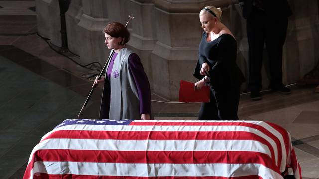 U.S. Senator John McCain memorial service at the National Cathedral in Washinton