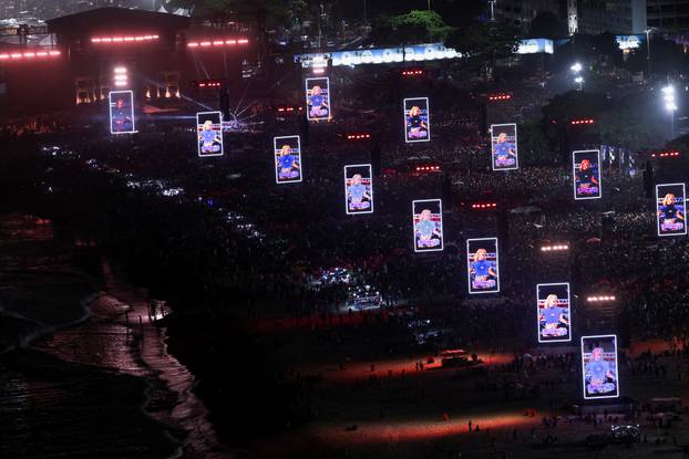 Lady Gaga's Open Concert At Copacabana Beach in Rio de Janeiro
