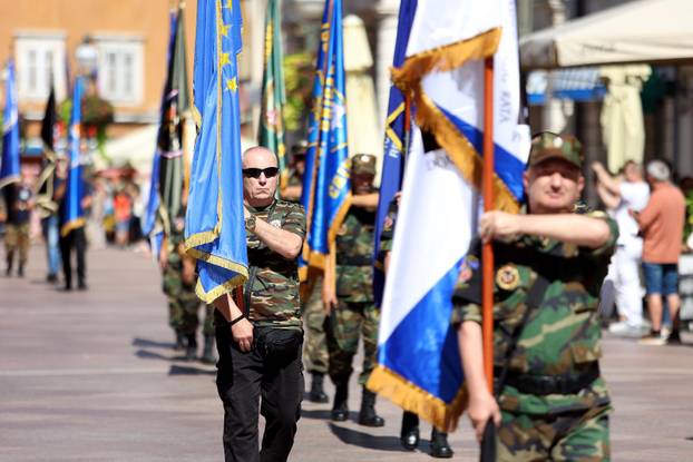 Rijeka: Mimohod povodom obljetnice Oluje te prigodno polaganje vijenaca za sve poginule