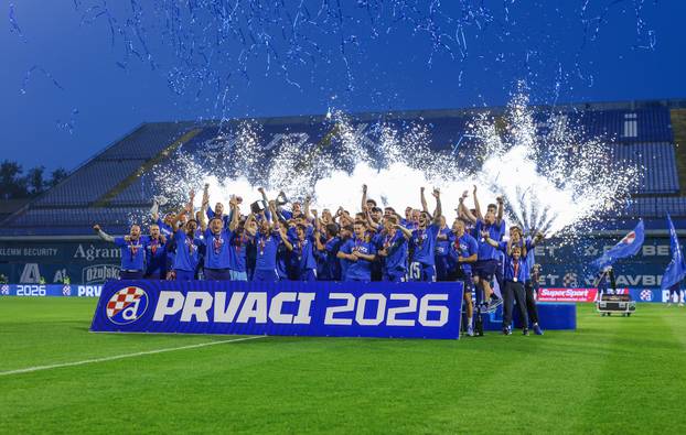 Zagreb: GNK Dinamo osvojio Prvenstvo 2026.