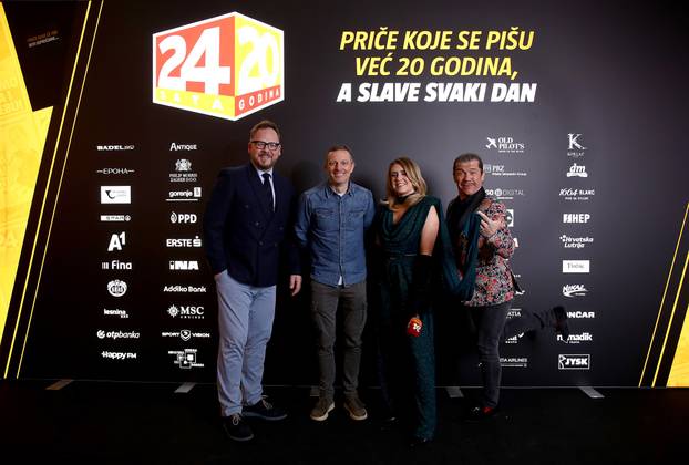 Zagreb: Dolazak uzvanika na proslavu 20. rođendana 24sata