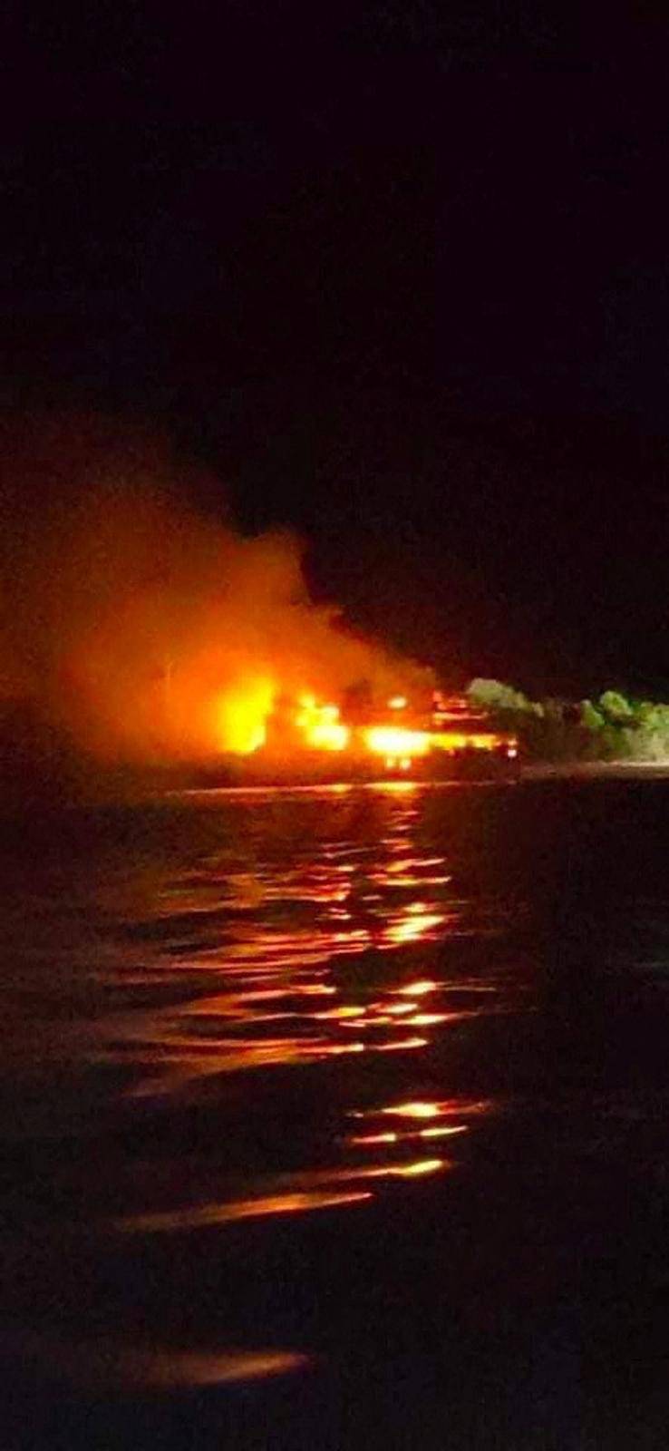 Passenger ship catches fire off Basilan