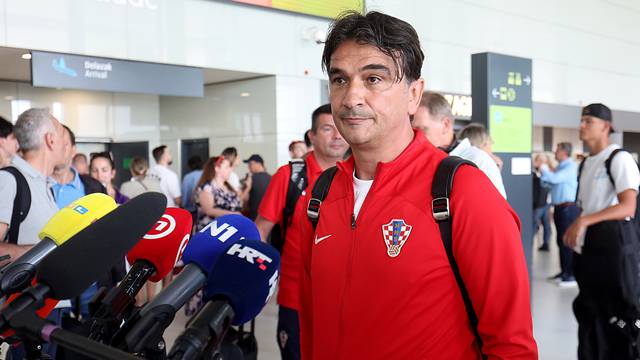 Zagreb: Zlatko Dalić obratio se medijima nakon povratka i osvojenog srebra u Ligi nacija