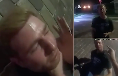 Šokantna snimka: Policajac u SAD-u guši i gura uhićenog...
