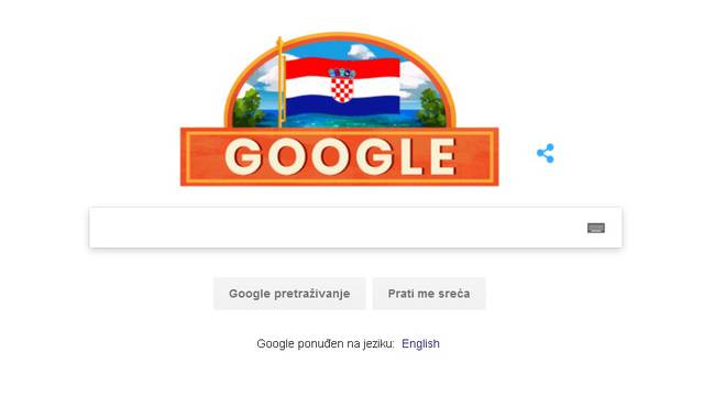 Google u hrvatskim bojama, čestitali nam Dan neovisnosti