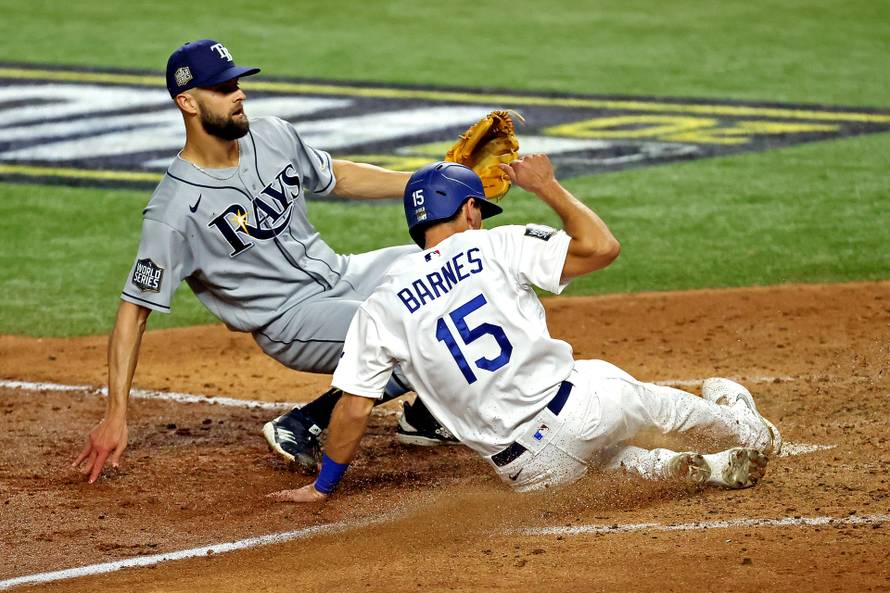 MLB: World Series-Tampa Bay Rays at Los Angeles Dodgers