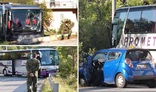 Sudarila se dva busa i auto, 14 ozlijeđenih, žena je preminula...