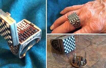 Mini set za šah u predivnom prstenu - trebalo je to napraviti