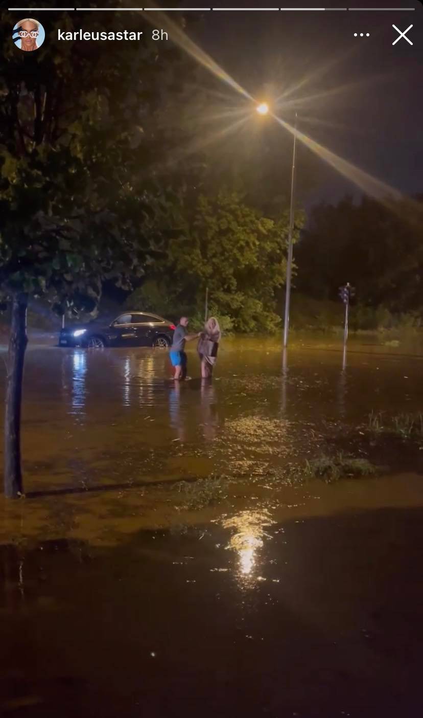 Karleuša objavila da se razvodi pa ostala zarobljena u bujici: 'Najgori dan u mom životu!'