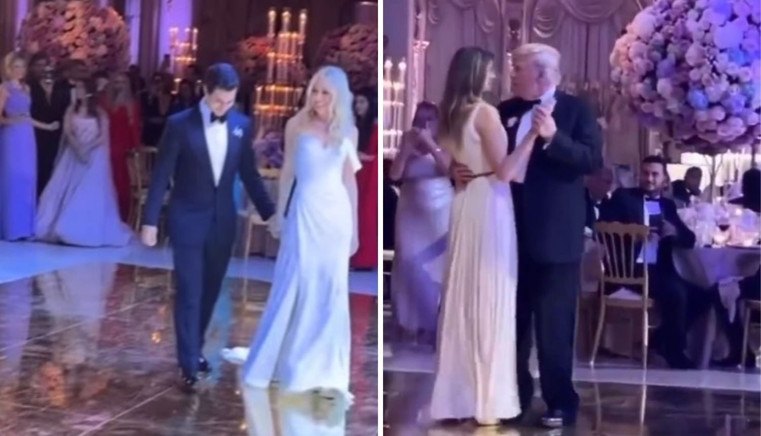 Evo koju pjesmu je Trumpova kći odabrala za prvi ples. Na podij stigli Donald i Melania