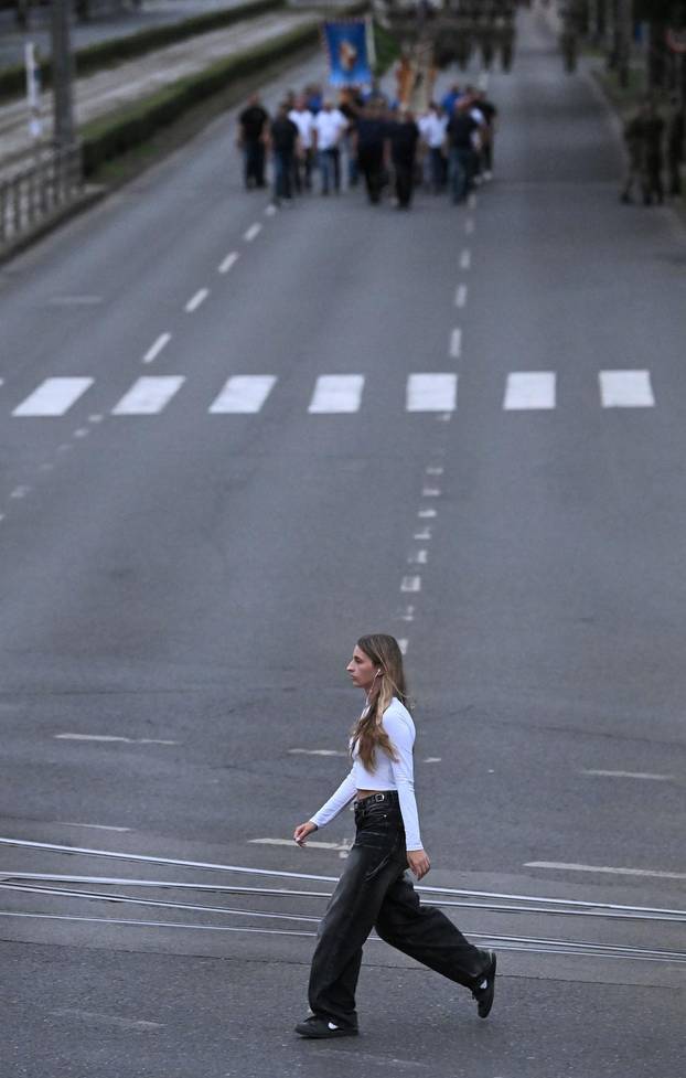 Zagreb: Generalna proba svečanog vojnog mimohoda