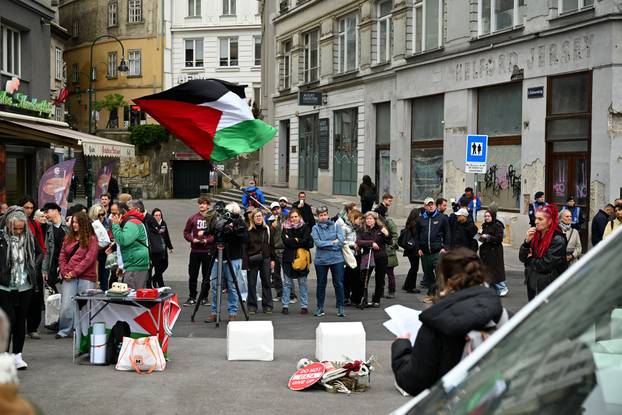 Protest against Israel&rsquo;s participation at the Eurovision Song Contest