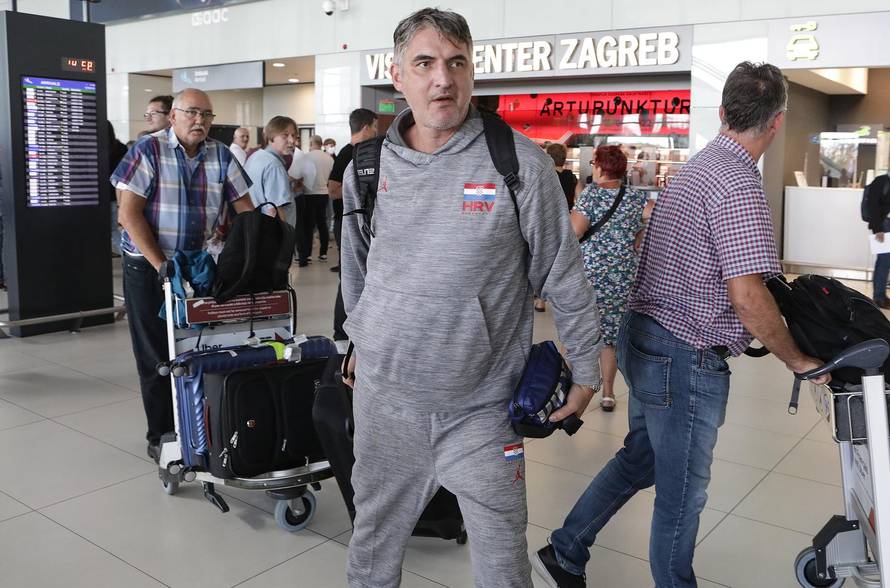 Zagreb: Povratak hrvatske košarkaške reprezentacije s Eurobasketa