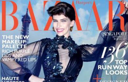 Kristina Šalinović smješi se s naslovnice Harper's Bazaara